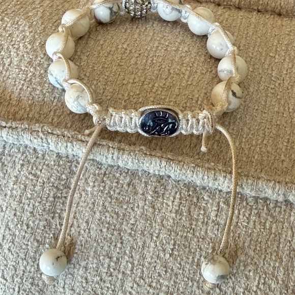 Joseph Nogucci & Swarovski Adjustable Macrame Bracelet - Picture 2 of 4